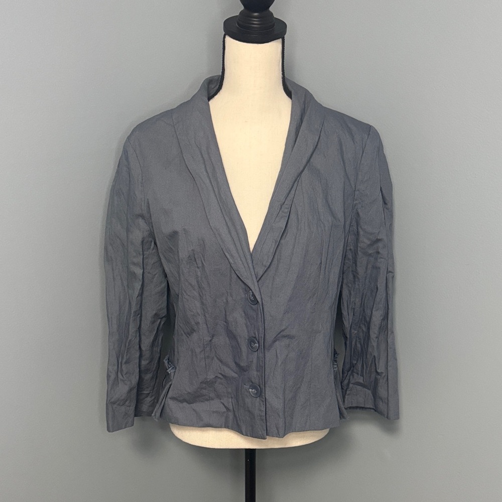 LOFT Slate Gray Women's Shawl Collar Blazer